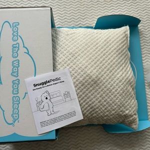 Snuggle-Pedic Shredded Cooling Memory Foam Pillow Bamboo cover white standard sz